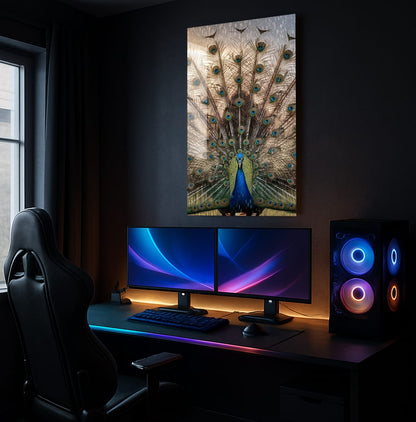 Majestic Peacock Display - Lifestyle Mockup