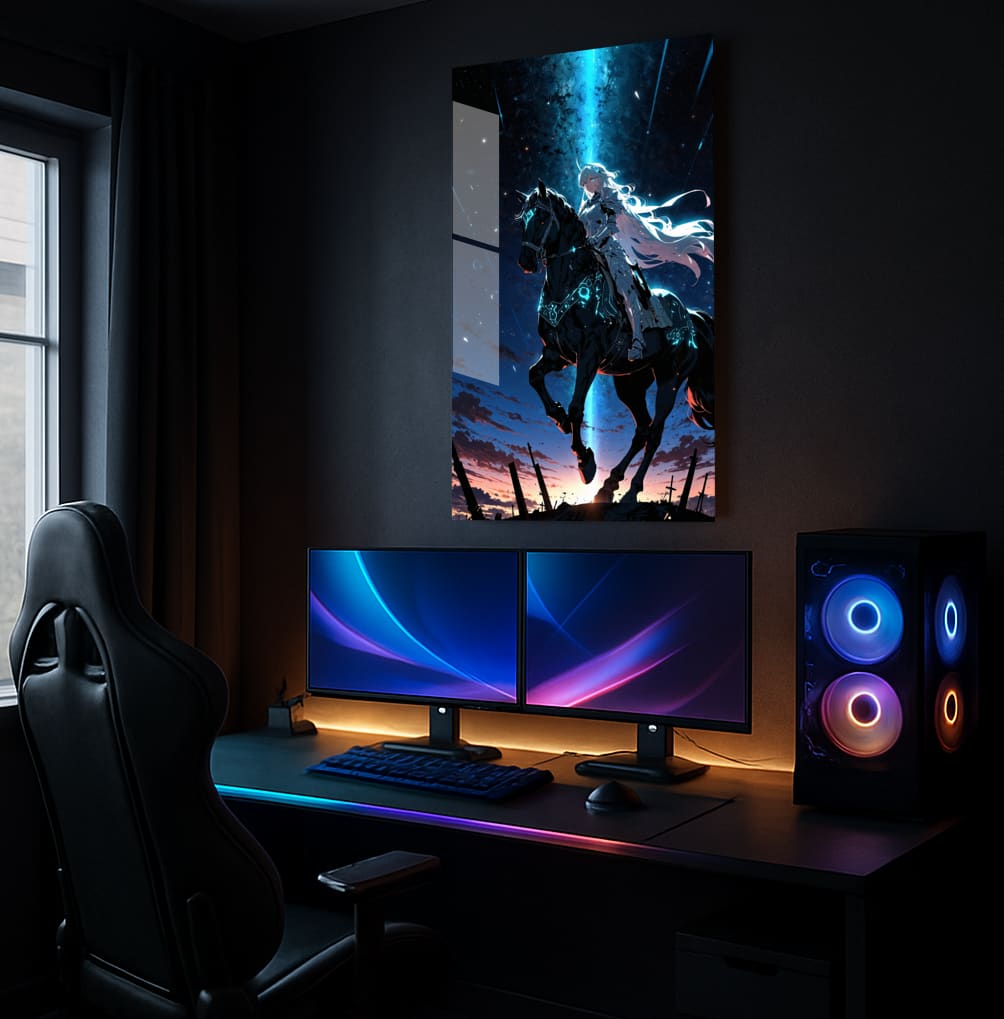 Celestial Horseback Rider - Lifestyle Mockup