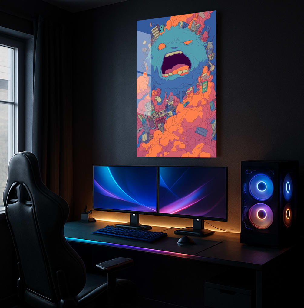 Angry Earth -Chaotic World Scream- - Showcase Mockup