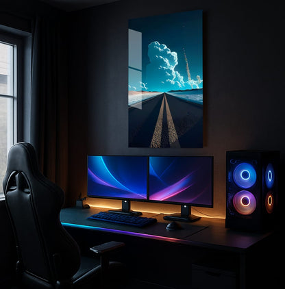 Infinite Road Ahead - Showcase Mockup