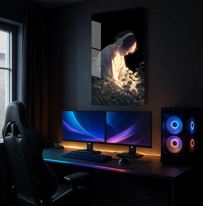 Golden Tranquility Tune - Showcase Mockup