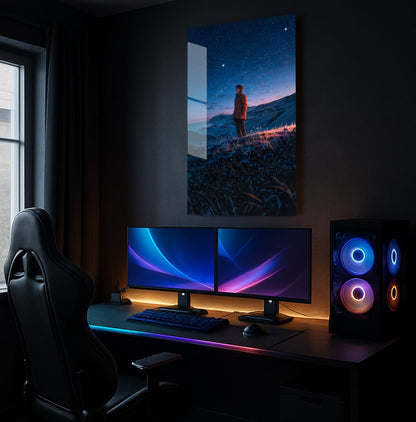 Stargazer's Silent Journey - Showcase Mockup