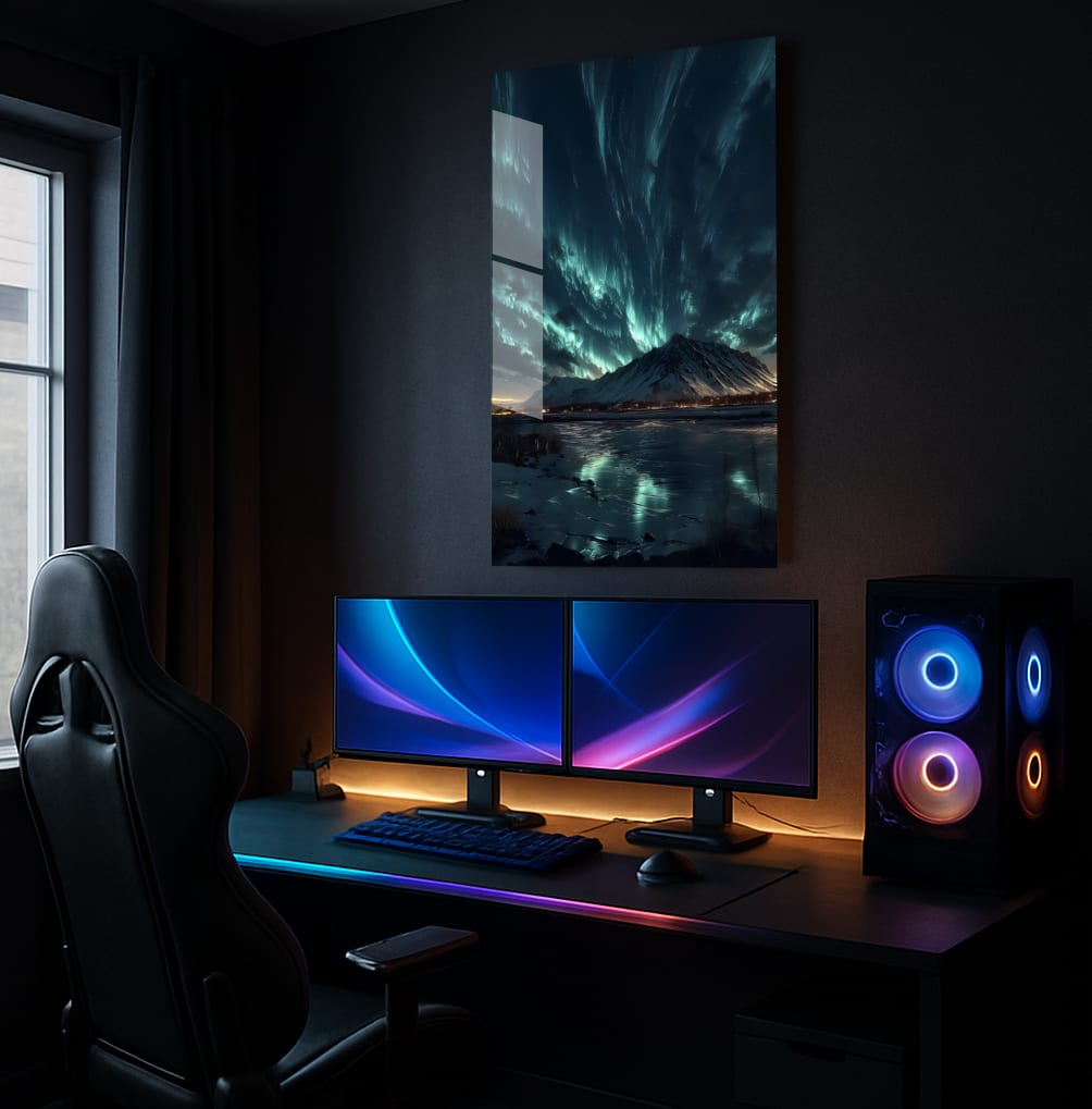 Astral Winter Landscape - Showcase Mockup