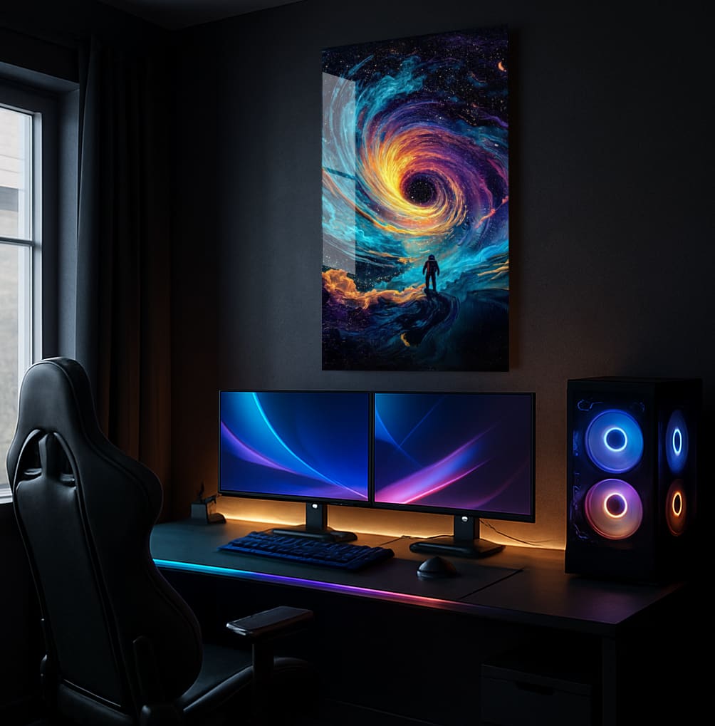 Cosmic Wanderer's Vista - Showcase Mockup