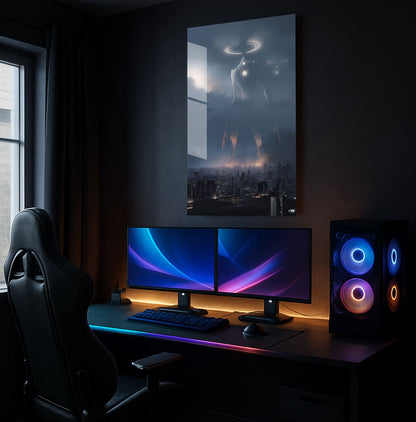 Apocalyptic City Guardian - Lifestyle Mockup