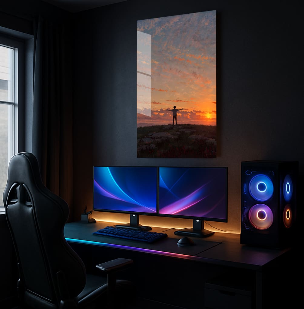 Golden Hour Embrace - Showcase Mockup