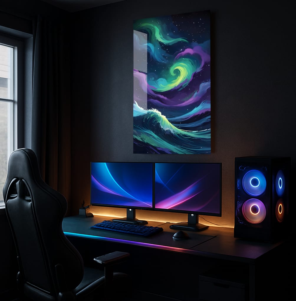 Cosmic Ocean Dreams - Lifestyle Mockup
