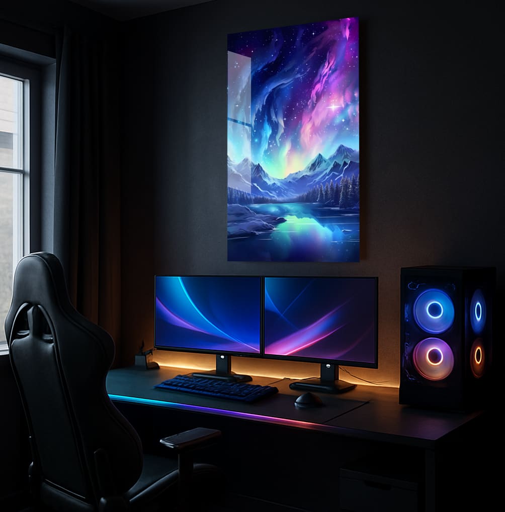 Astral Winter Reflections - Lifestyle Mockup