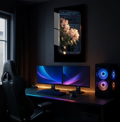 Floral Window Display - Showcase Mockup