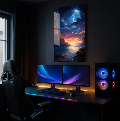 Celestial Tranquility Scene - Lifestyle Mockup