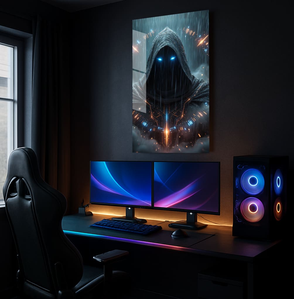 Digital Rain Prophet - Showcase Mockup