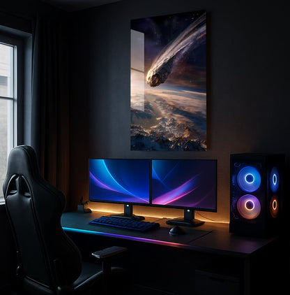 Cosmic Impact Event - Showcase Mockup