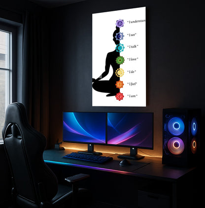 Chakra Alignment Diagram - Showcase Mockup