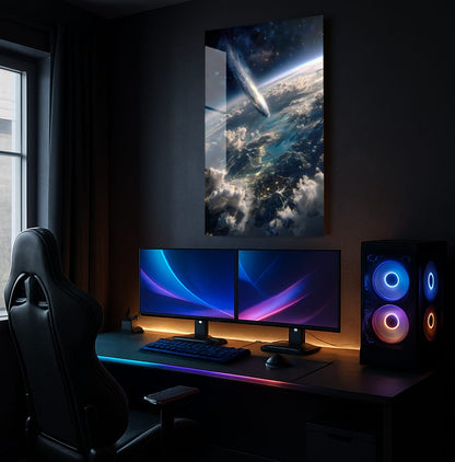 Cosmic Impact Event - Showcase Mockup