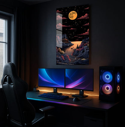 Lunar Cabin Glow - Lifestyle Mockup