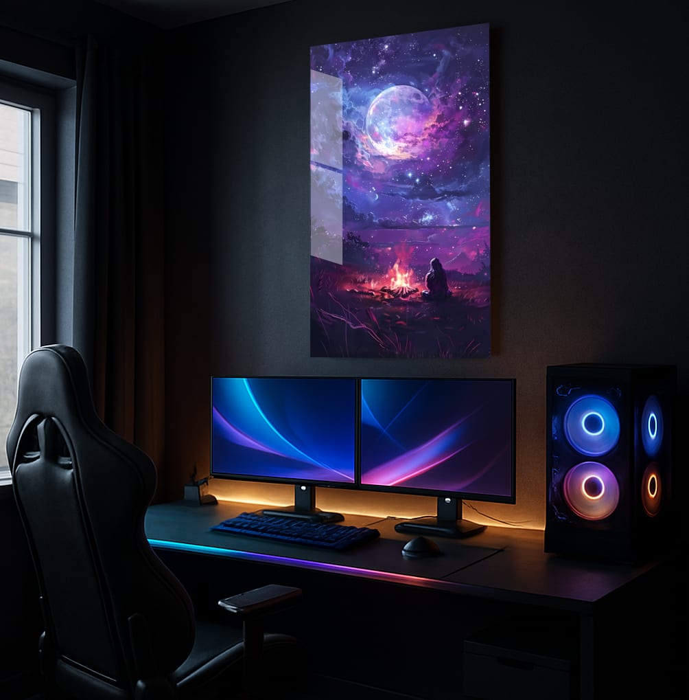 Celestial Night Watcher - Lifestyle Mockup