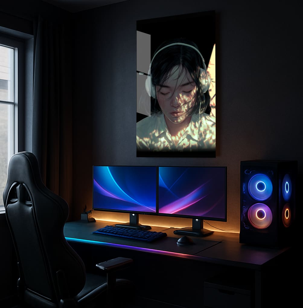 Serene Sonic Solitude - Showcase Mockup