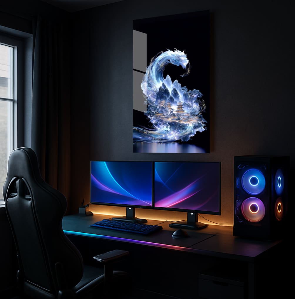 Celestial Dragon Realm - Showcase Mockup