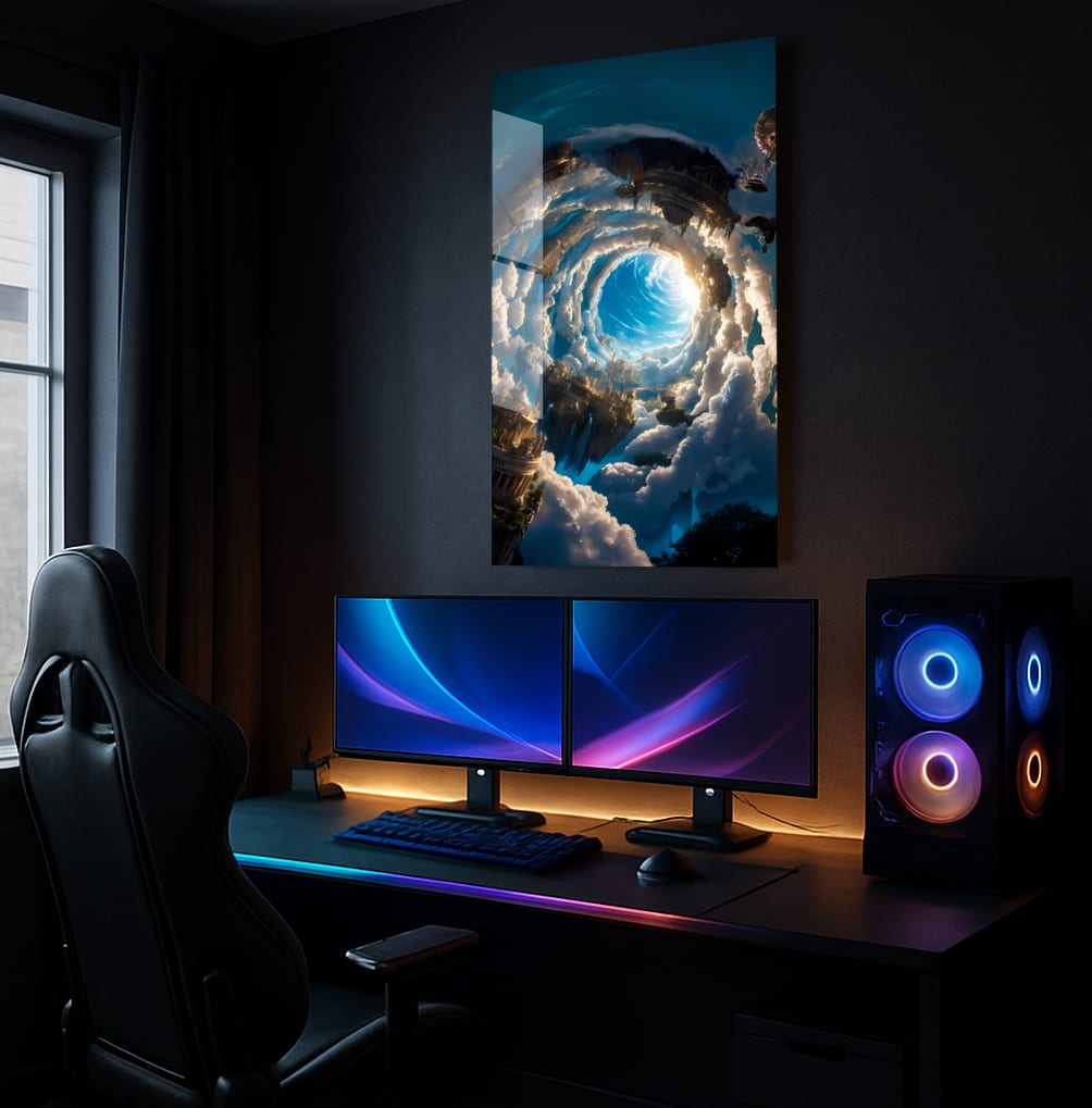 Celestial Worldscape Dream - Lifestyle Mockup