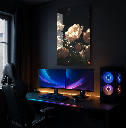 Floral Dreamscape Glow - Showcase Mockup