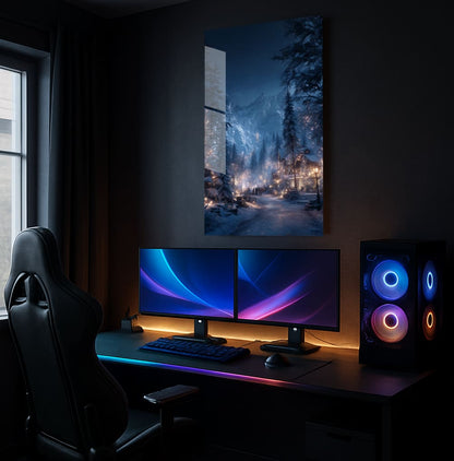 Winter Wonderland Evening - Showcase Mockup