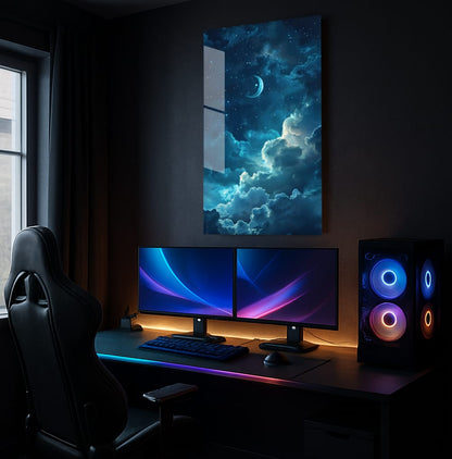 Celestial Dreamscape Canvas - Lifestyle Mockup