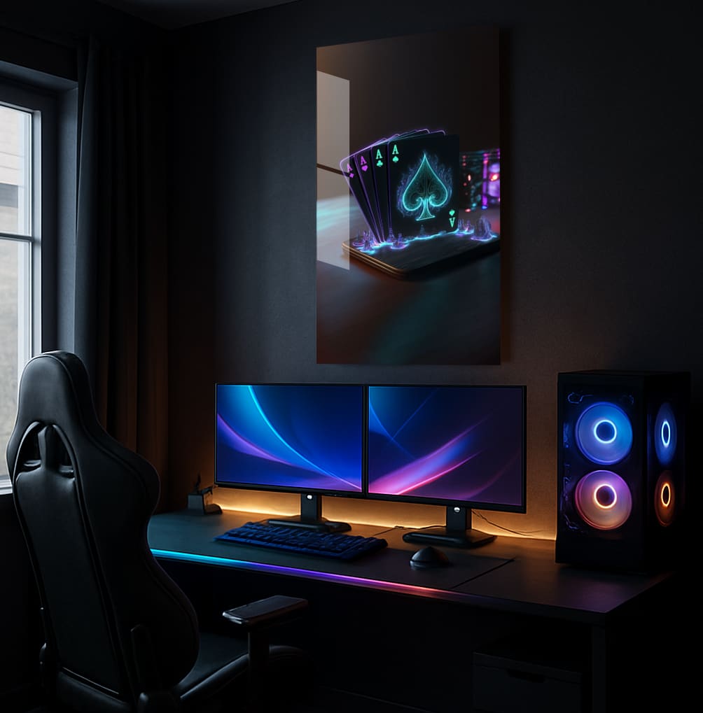 Neon Ace Fantasy - Showcase Mockup