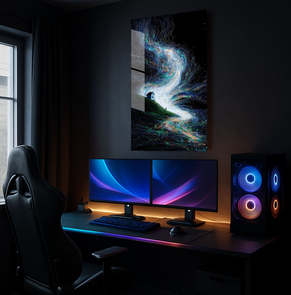 Cosmic Home Stream - Lifestyle Mockup