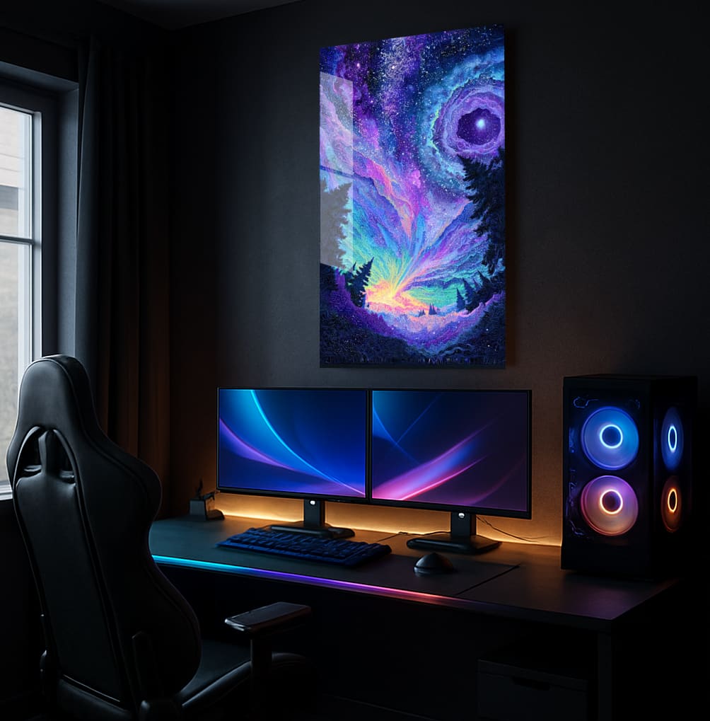 Cosmic Forest Dream - Showcase Mockup