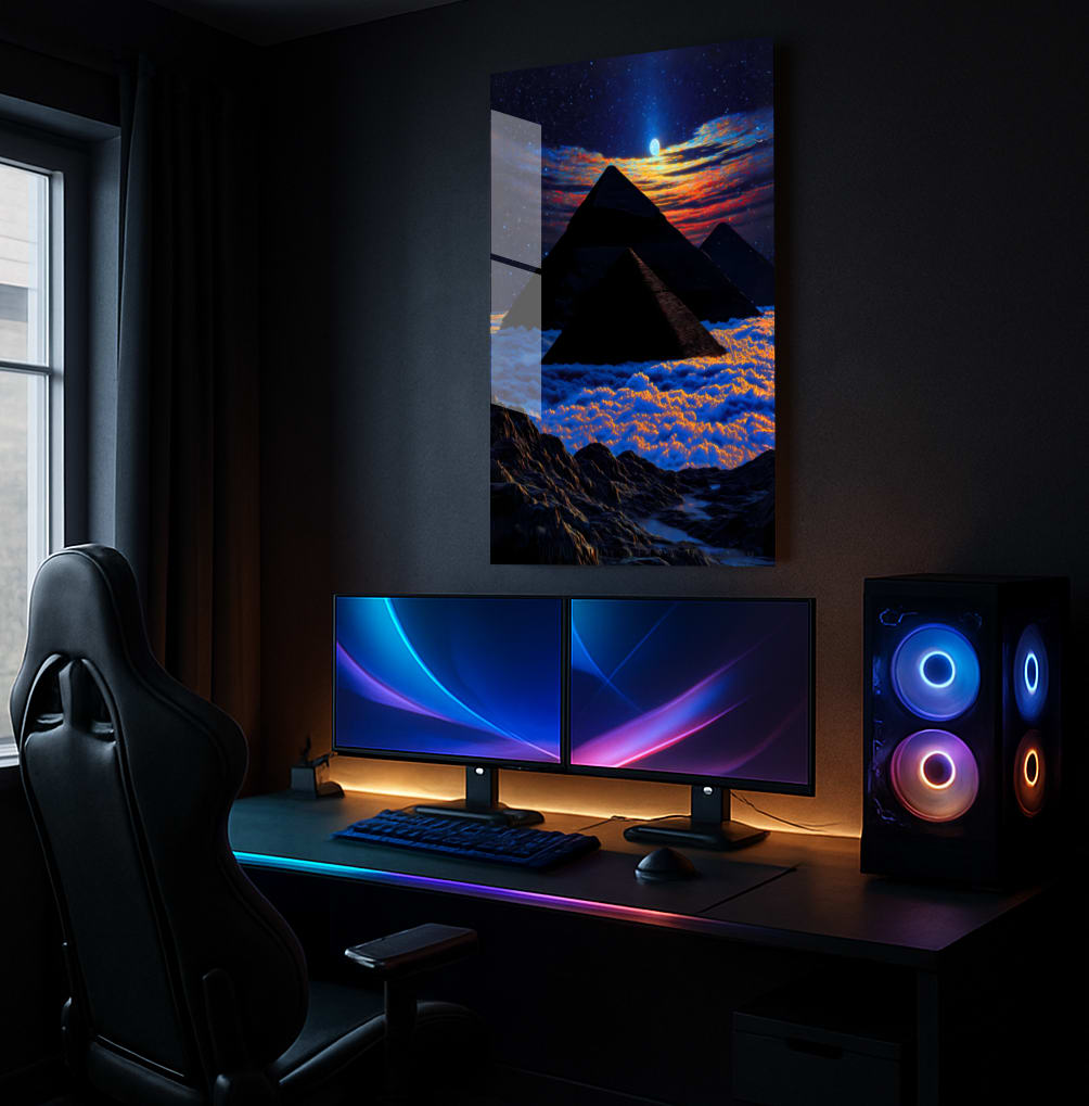 Astral Pyramids Dreamscape - Lifestyle Mockup