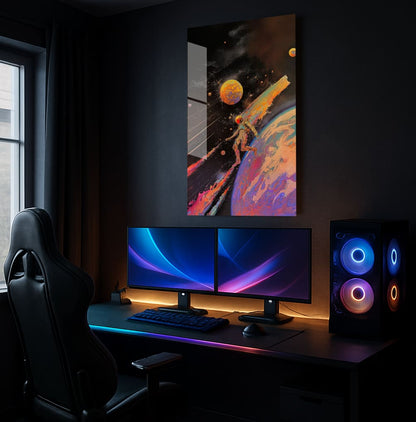 Cosmic Color Dance - Showcase Mockup