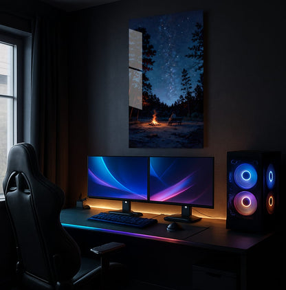 Cosmic Campfire Night - Showcase Mockup