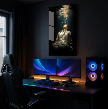 Submerged Serenity Bloom - Showcase Mockup