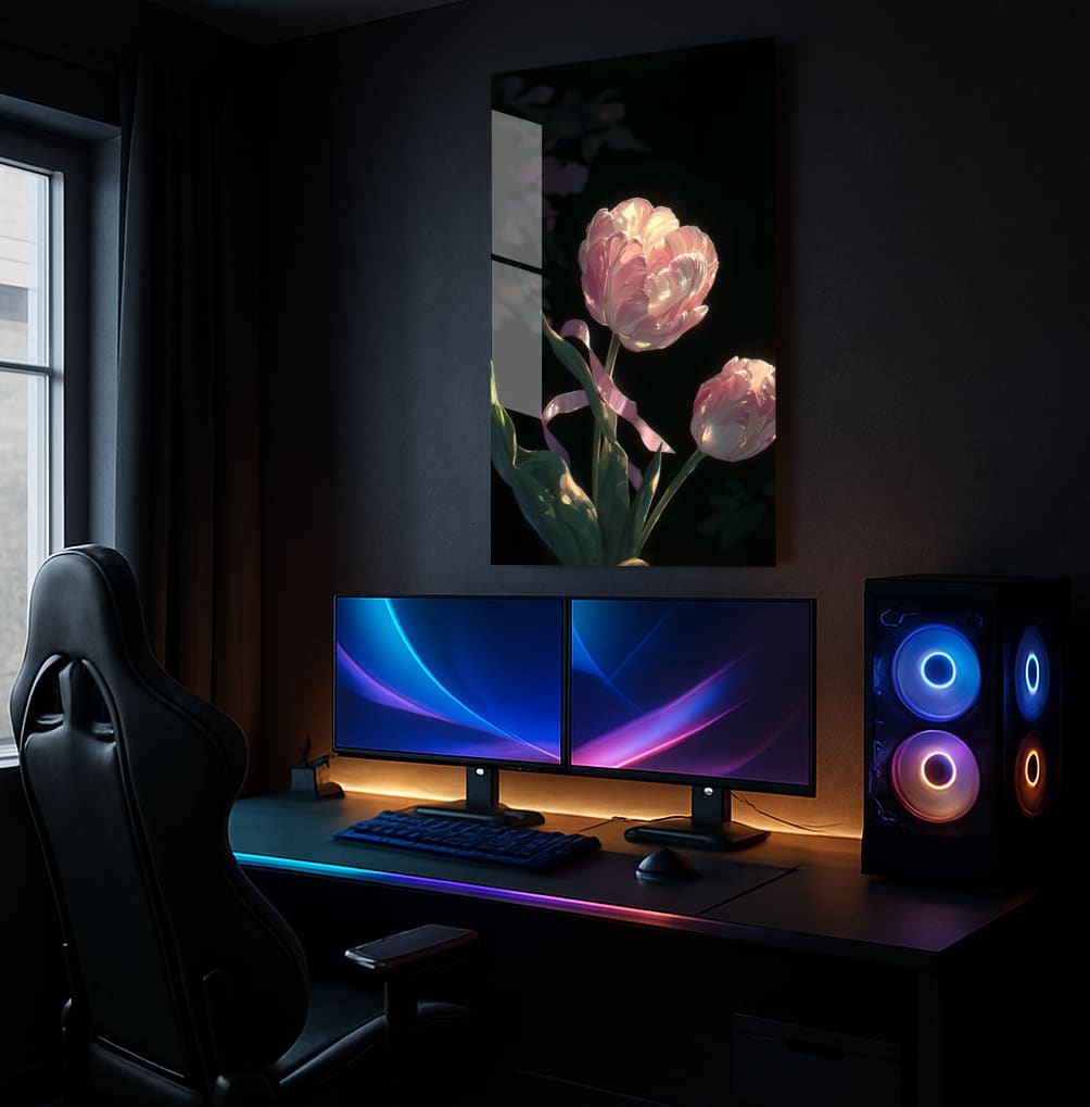 Floral Beauty Unveiled - Showcase Mockup