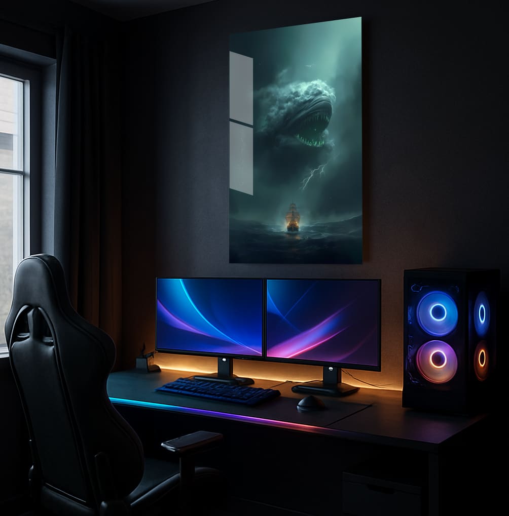 Oceanic Leviathan Terror - Lifestyle Mockup