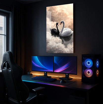 Swan Lake Serenity - Lifestyle Mockup