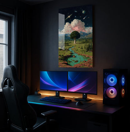 Cosmic Dream Vista - Lifestyle Mockup