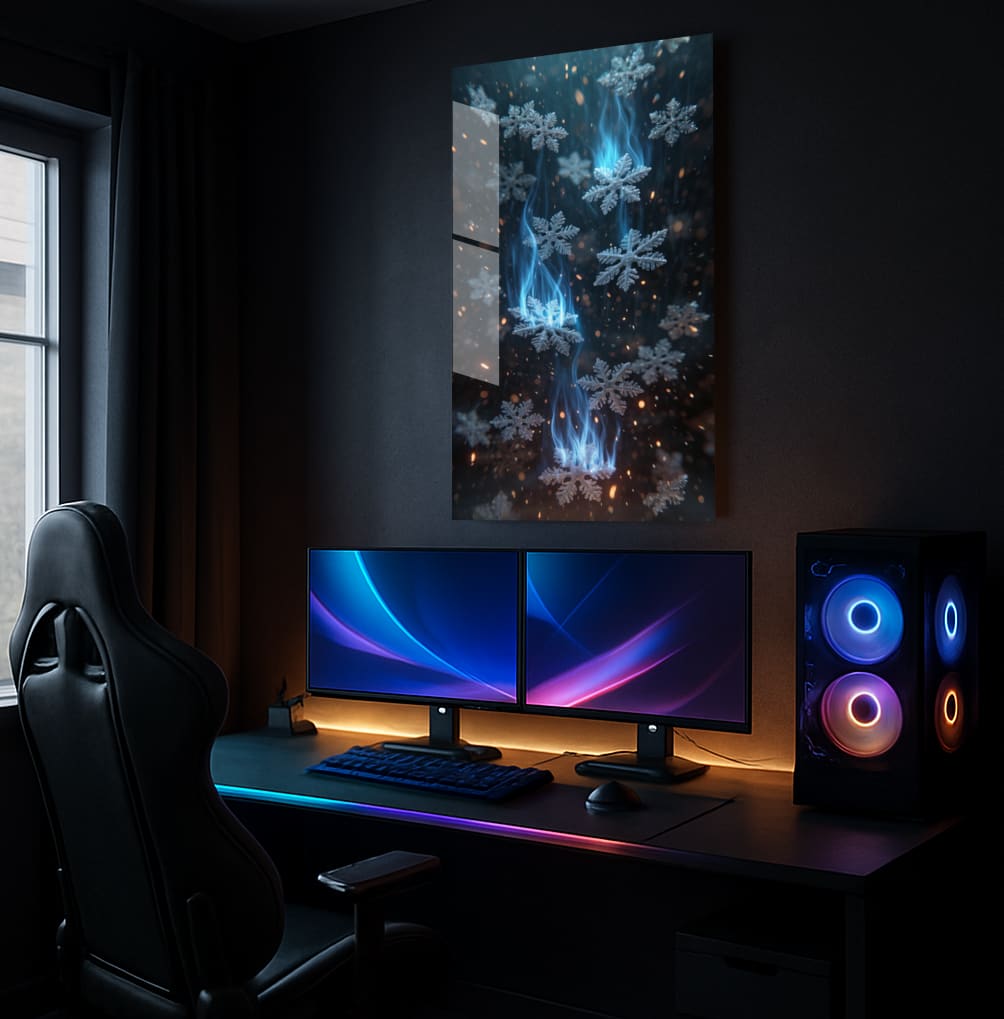 Frozen Azure Ascent - Showcase Mockup