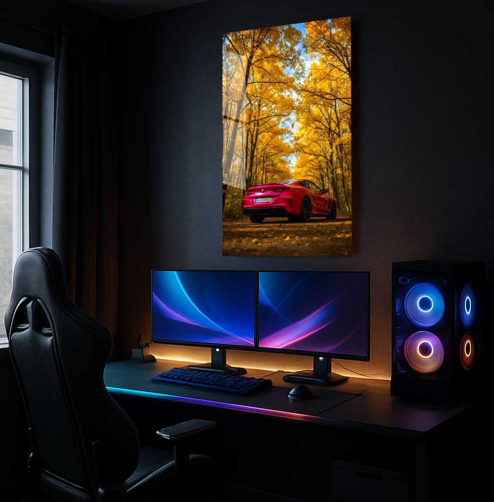 Autumn Drive Perfection - Showcase Mockup