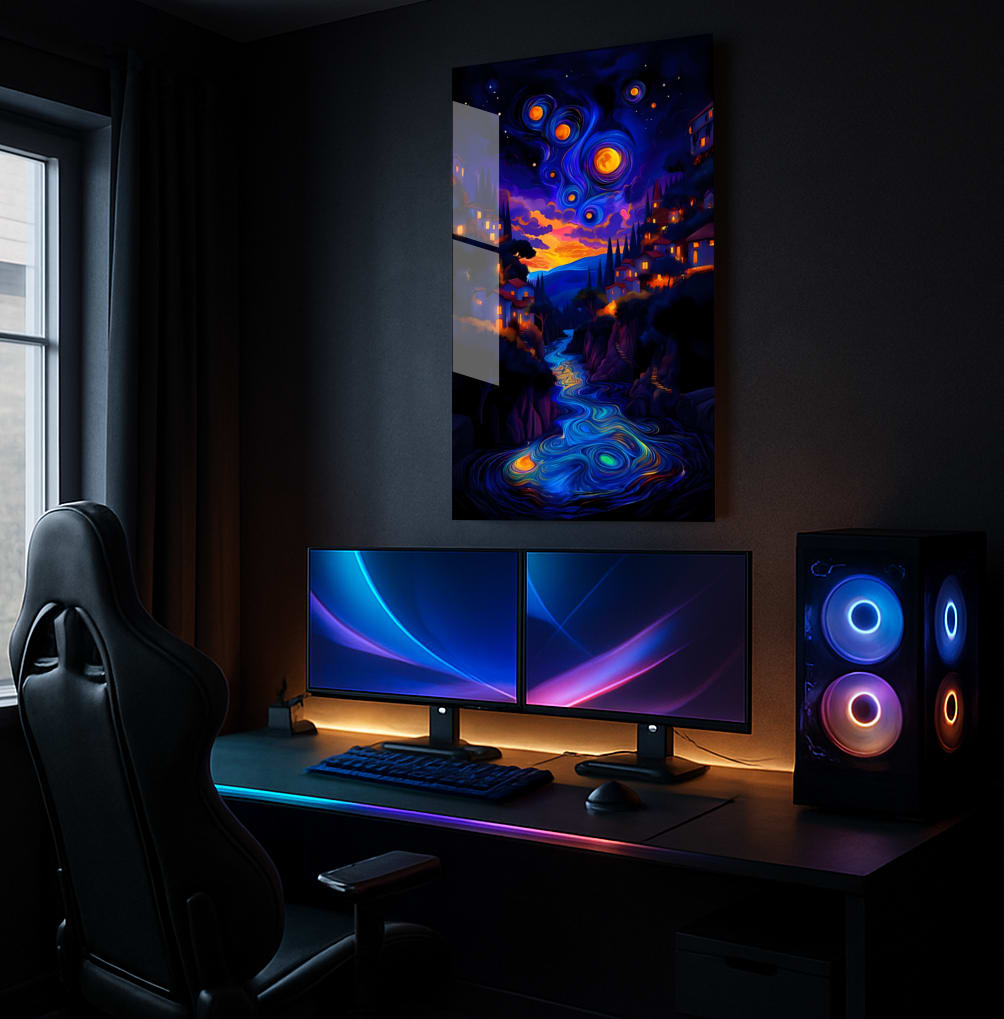 Astral Village Night - Lifestyle Mockup