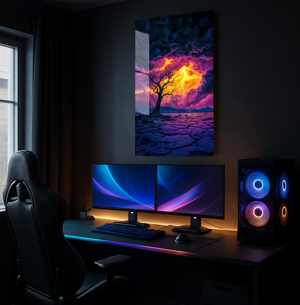 Electric Desert Bloom - Lifestyle Mockup