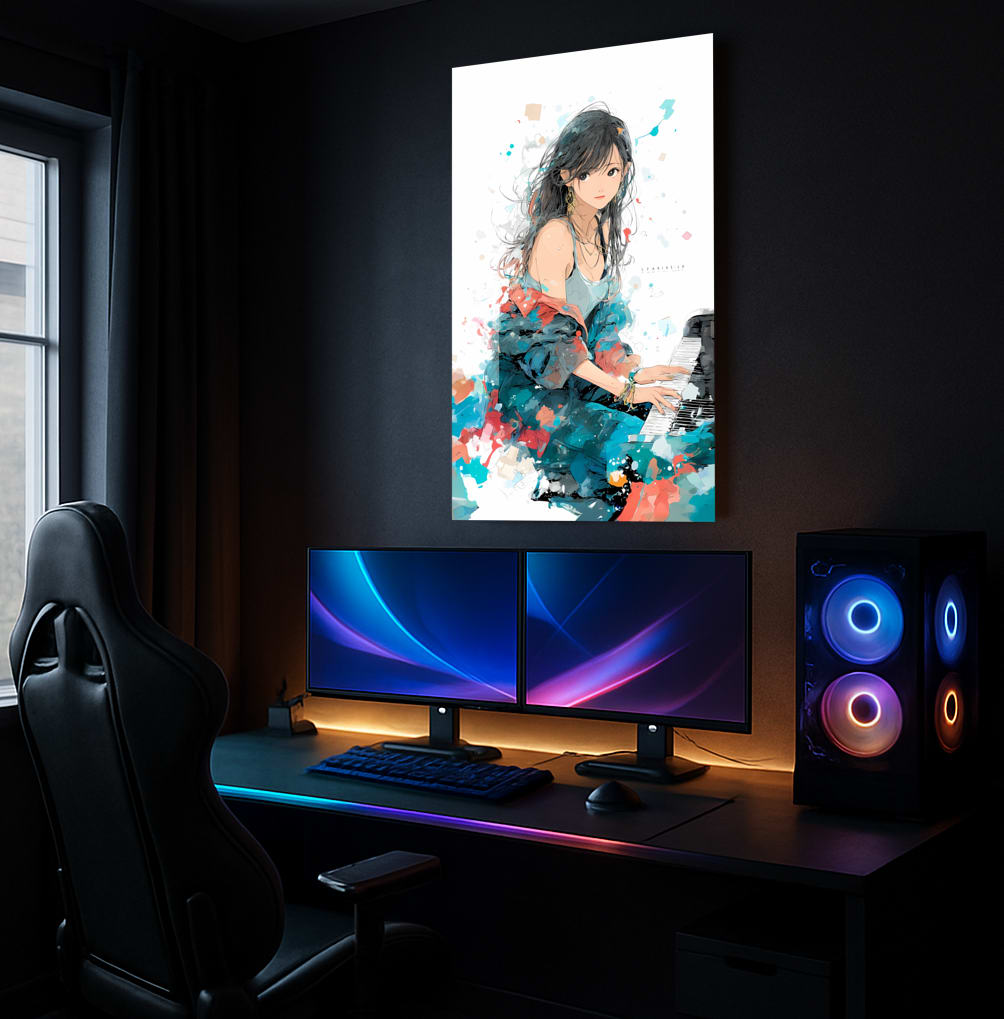 Melodic Anime Dreams - Lifestyle Mockup