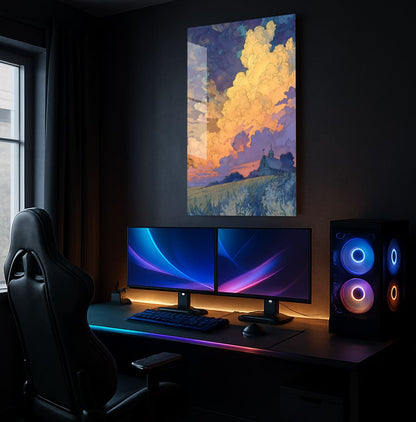 Golden Sky's Embrace - Showcase Mockup