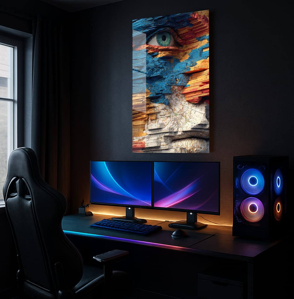 Hidden Map Portrait - Showcase Mockup