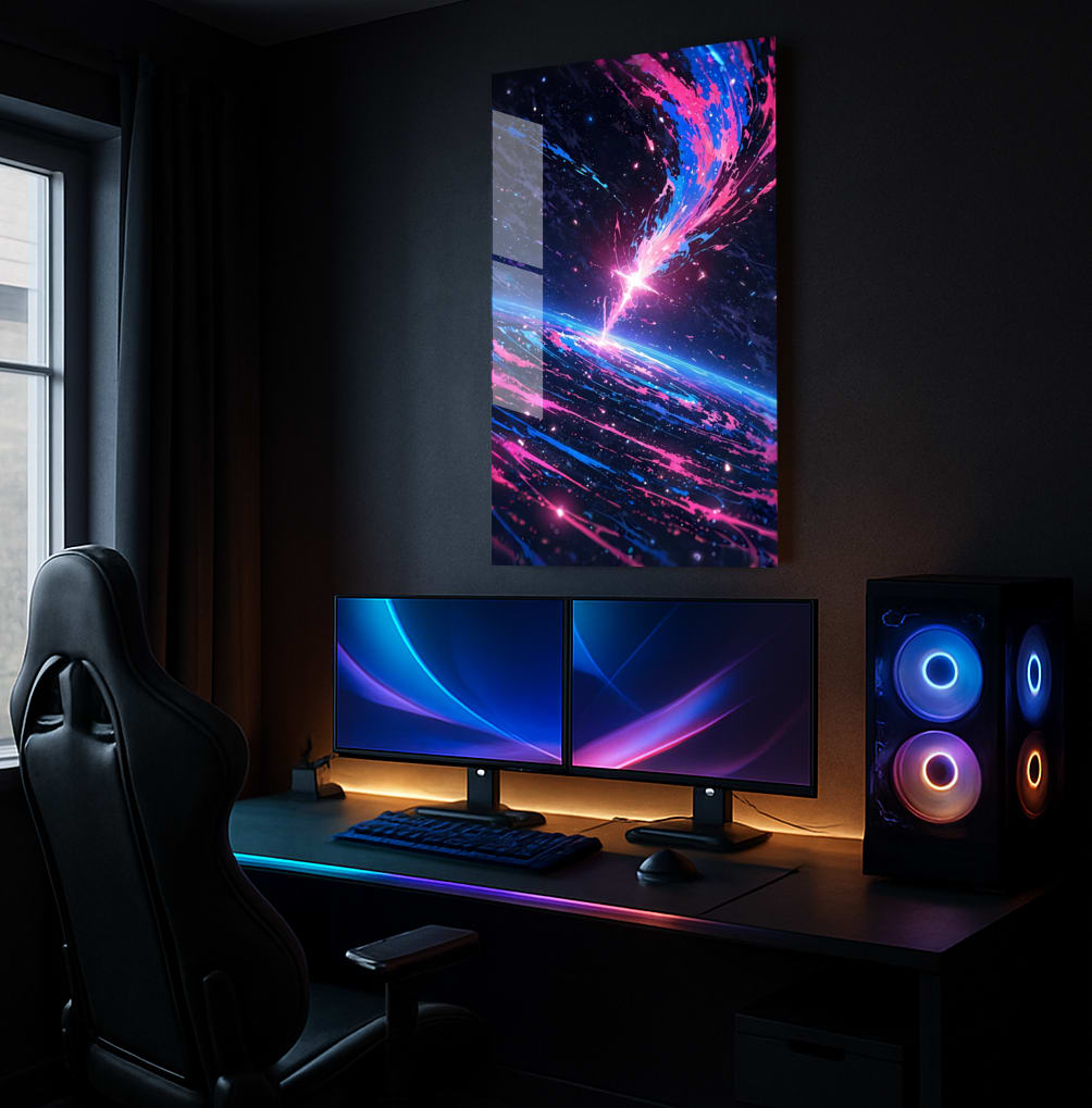 Cosmic Color Burst - Lifestyle Mockup