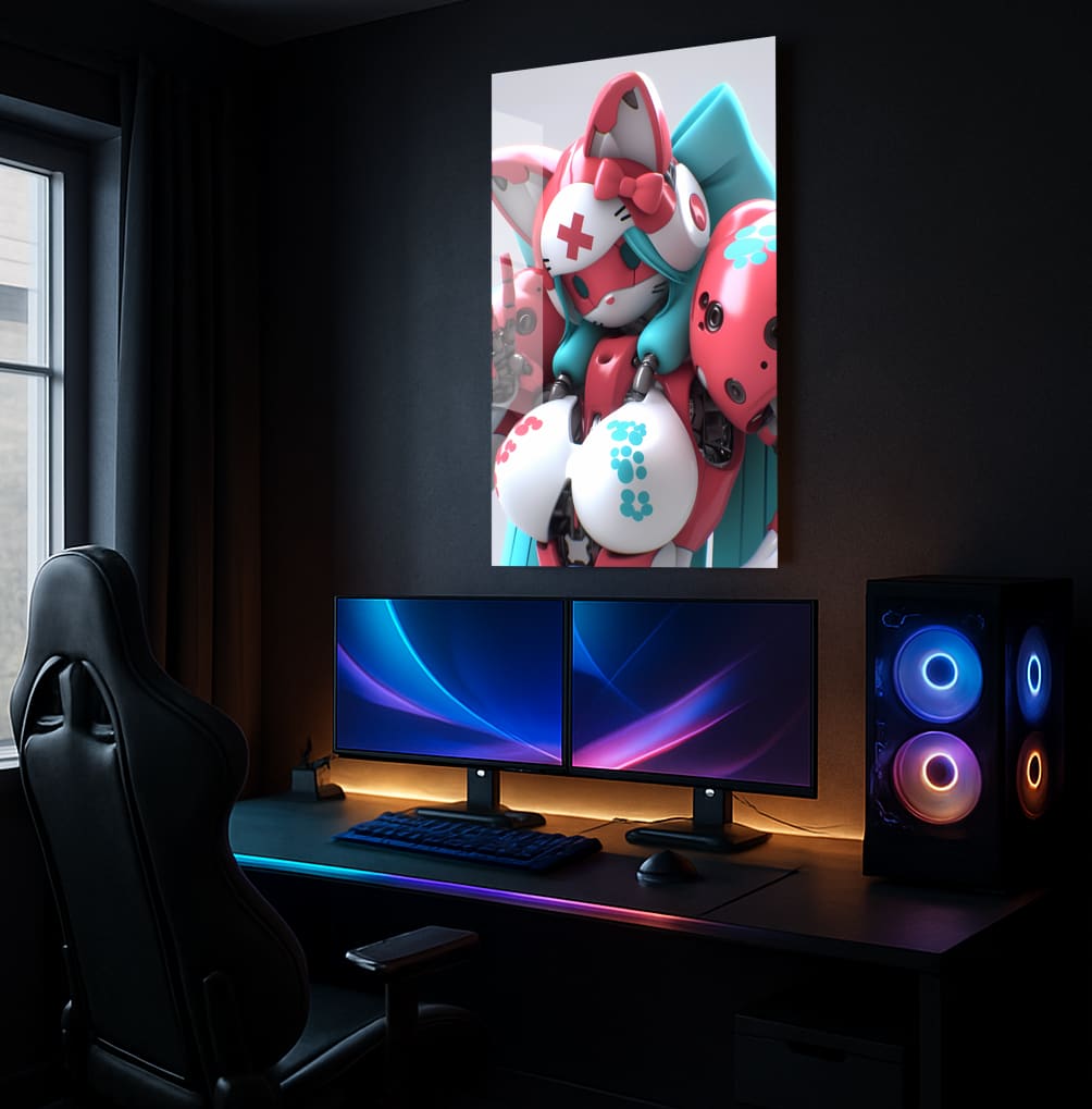 Mecha Meow - Showcase Mockup