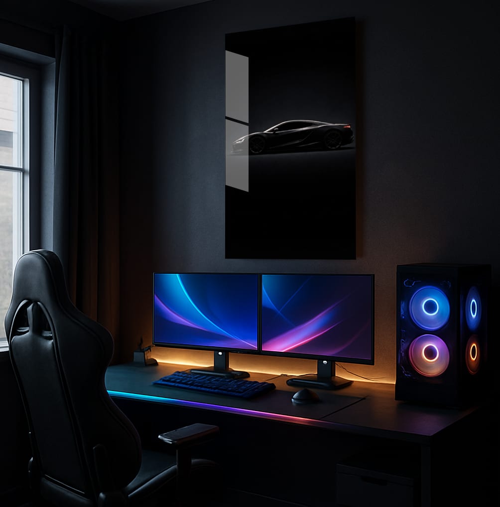 Shadow Racing Car - Showcase Mockup