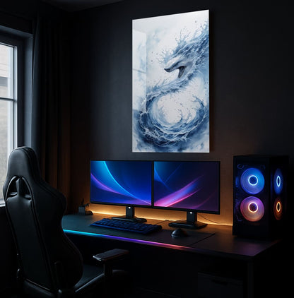 Water Dragon Surge - Showcase Mockup