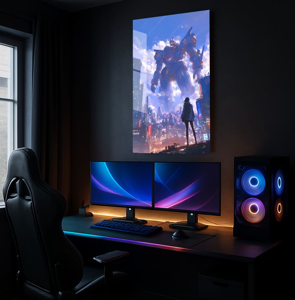 Giant's Looming Presence - Lifestyle Mockup