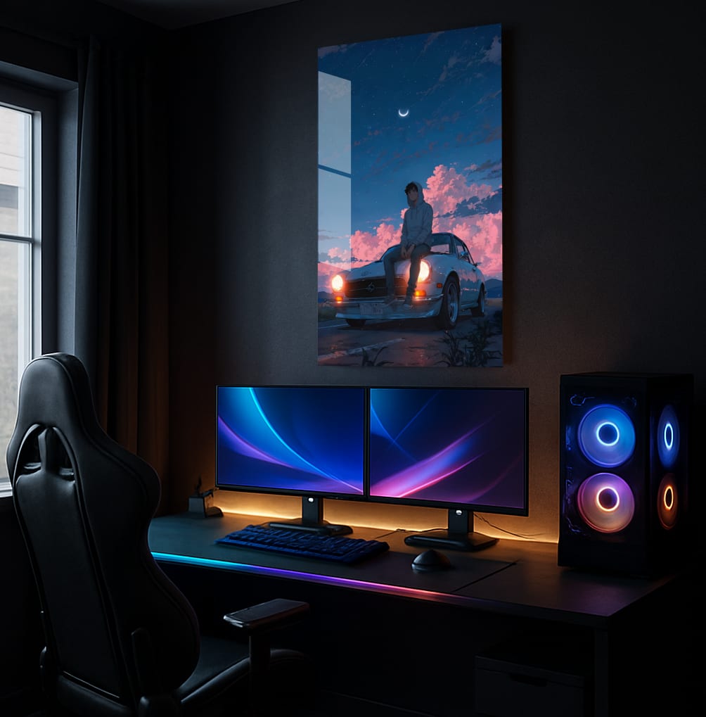 Stargazing Car Ride - Showcase Mockup